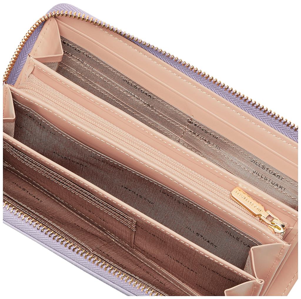 zipper long wallet cowhide leather with ribbon motif JSLW3AT1 [Jill Stuart] L-shaped [Gloria] Women's