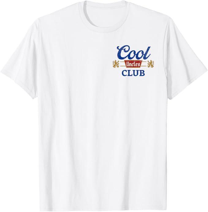 

Cool Uncles Club Best Uncle Ever Funny Pocket Fathers Day T-Shirt L
