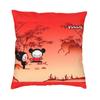 Pucca Modern Throw Pillow Cover Home Decorative Cartoon Character Cushion Case Double-Sided Printing Outdoor Cushion Pillowcases