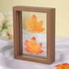 Wooden Doublesided Glass Photo Frame For A4 Herb Leaf Specimen Diy Art Display For Home Decor