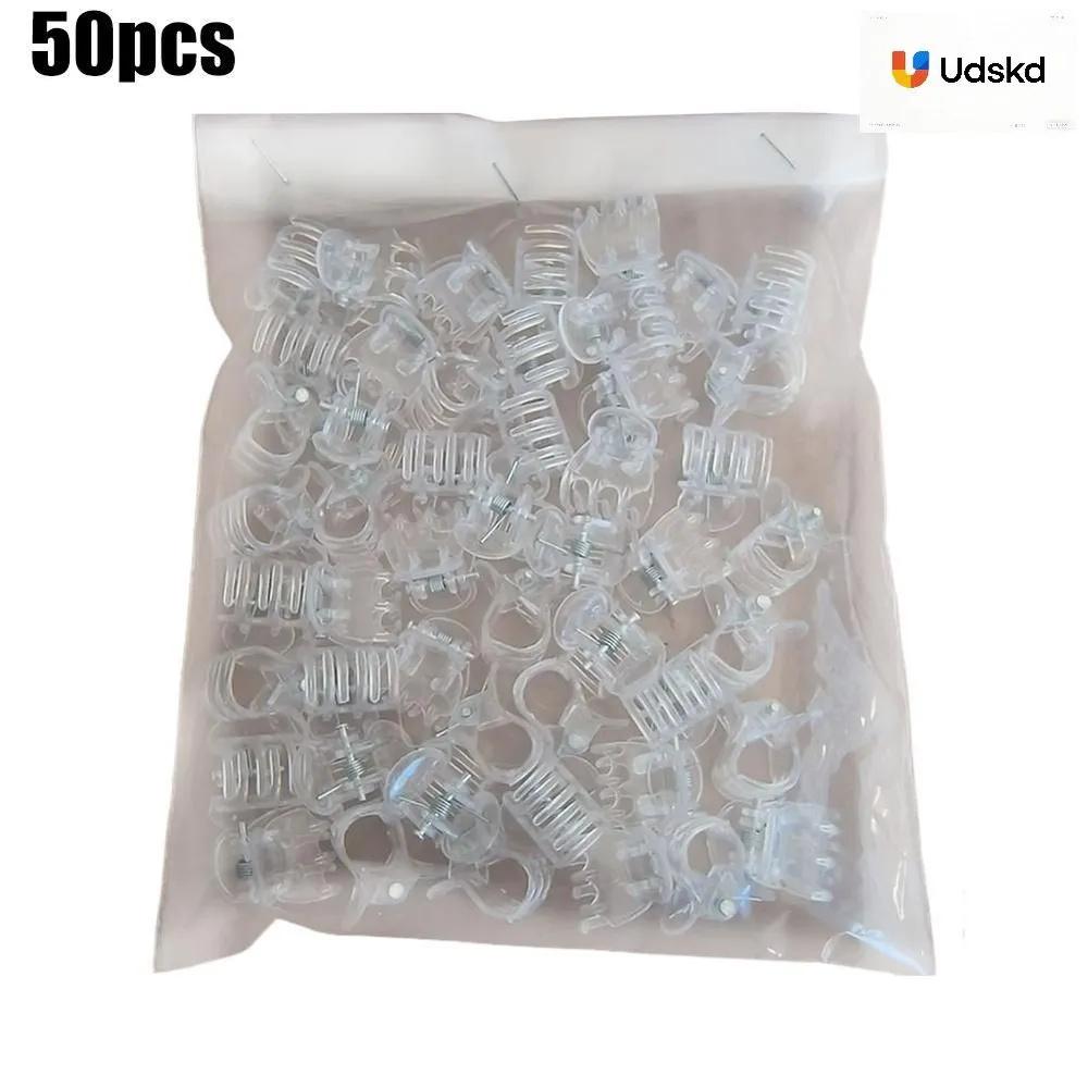 

50pcs Plant Clips for Orchids Support Clips Vine Clips Flower Clips Small Plant Clips for Garden Plant Support and Training One Size