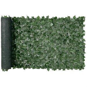 VEVOR Ivy Privacy Fence, 990 x 2490 mm Artificial Green Wall Screen, Greenery Ivy Fence with Mesh Cloth Backing and Strengthened Joint