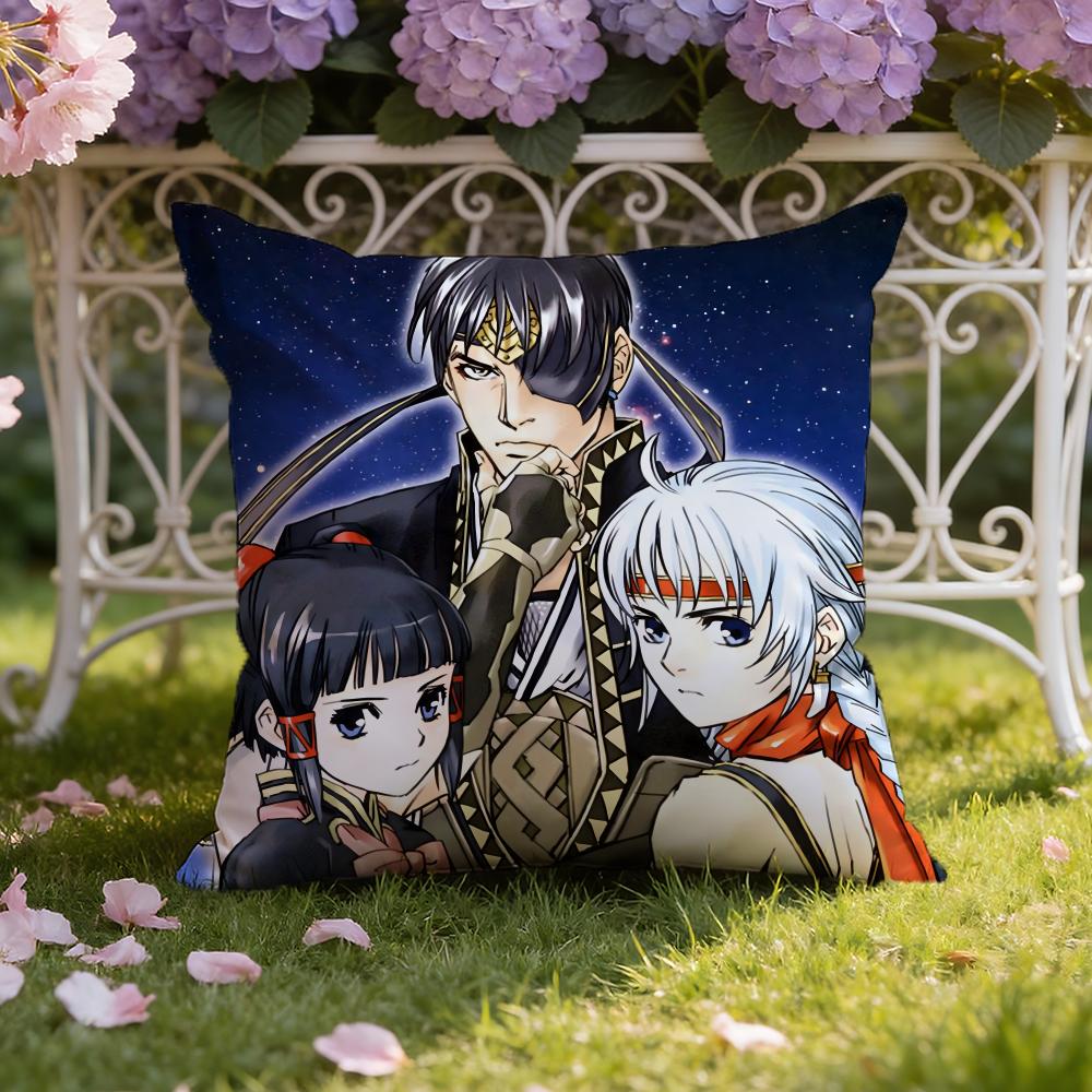 Anime G-Genso S-Suikoden Cushion Cover Home & Car Dual-Scene Pillow Cover: Reversible for Premium Comfort