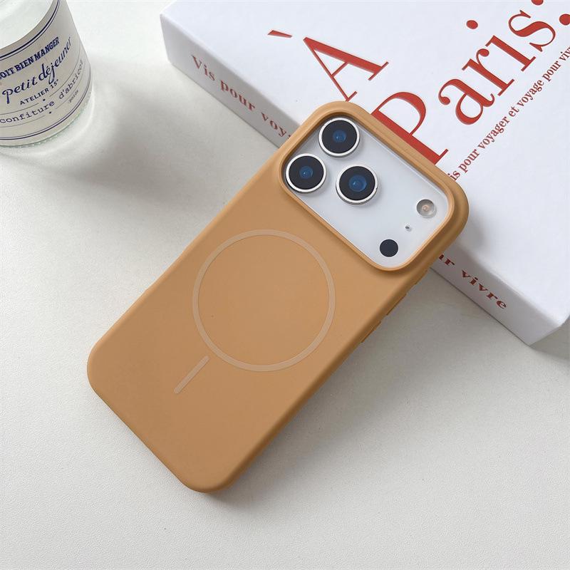 

Liquid Silicone Magnetic Drop-Proof iPhone 15/16/17 Pro Max Case - Full Coverage iPhone 14 Pro Max