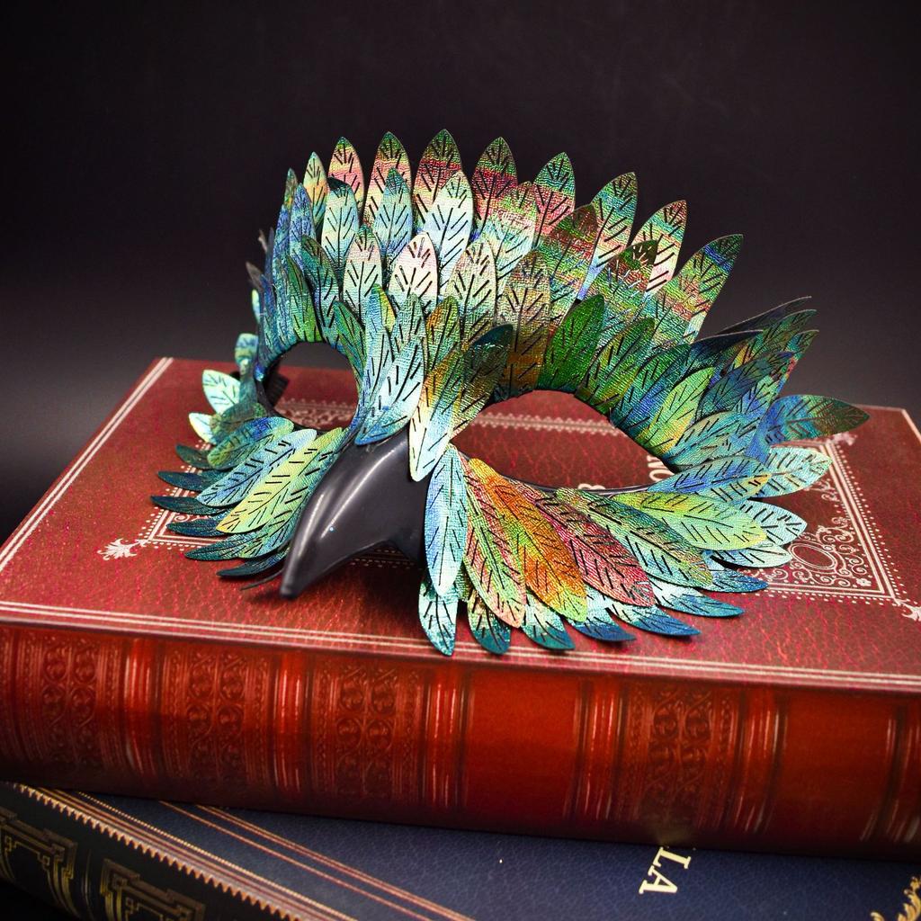 Bird Beak Eagle Half Face Mask Cosplay Animal Owl Feather Masks Masquerade Halloween Carnival Dress Up Party Costume Props Gifts