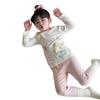 A Kids Thermal Underwear Set Cartoon Cotton Homewear 3-8 Years Old