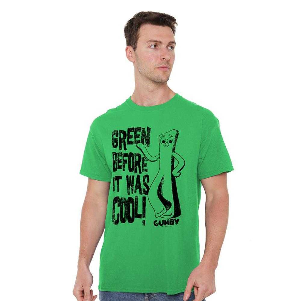 Gumby Unisex Adult Green Before It Was Cool T-Shirt