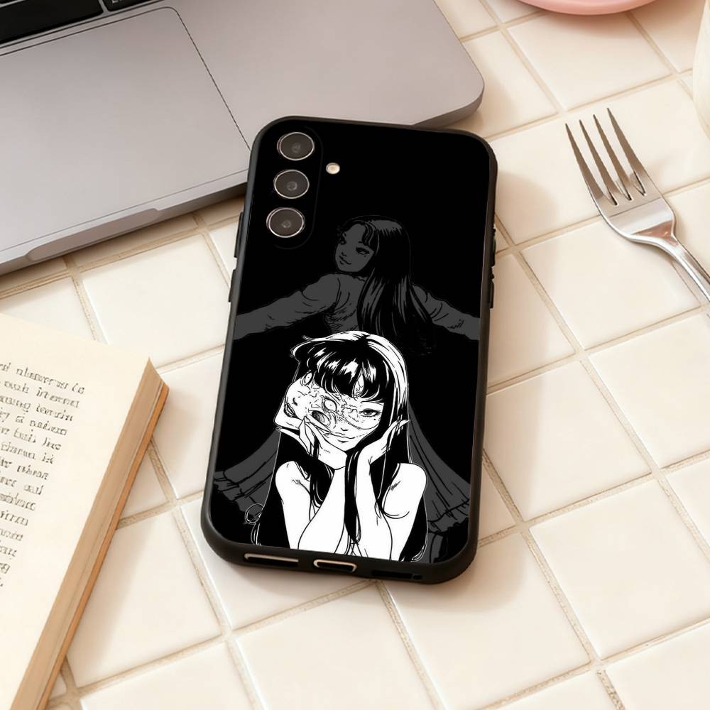 HOT Comics T-Tomie phone Case For Samsung Galaxy A73,A72,A71,A70,A53,A52,A51,Others Soft Black Shell