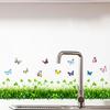 Clover Butterfly Self Adhesive Wall Sticker for Living Room Bedroom Home Decor Skirting Board Decal