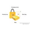 Fendi Roll Reversible Design Gold Accents Metal Details Cotton Tote Bag Shopping Bag Shoulder Bag Small Women tote bags blue 8BH424-AUT4-F1SXQ