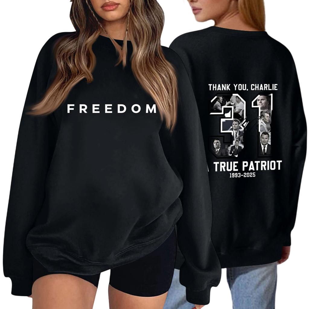 Womens Fashion Tops Casual Crewneck Striped Long Sleeve Loose Pullover Shirts