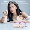 9H Runtime 4 Speeds Personal fan Handheld Small Fan  Fits 8-12mm Umbrella