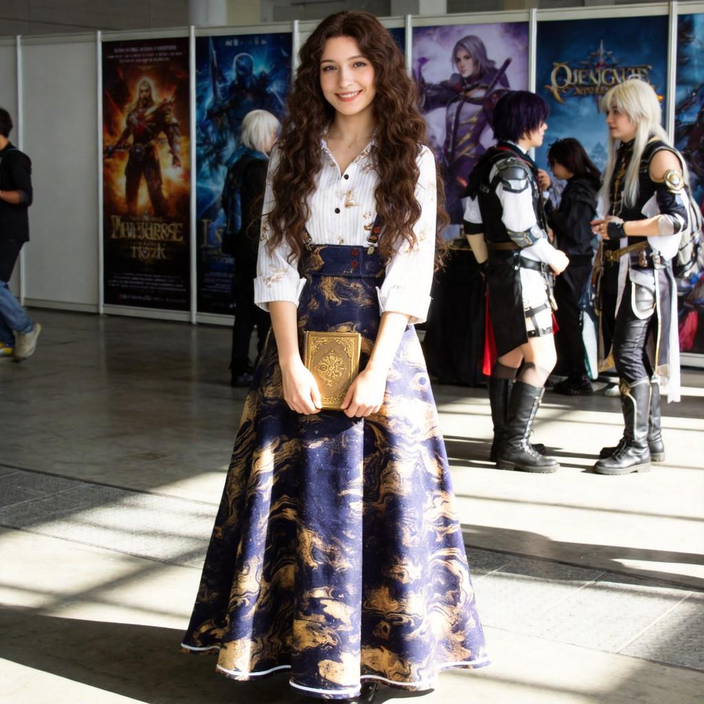 Costume Cosplay Clair Obscur Expedition 33 in Tessuto di Poliestere per Halloween e Spettacoli Teatrali