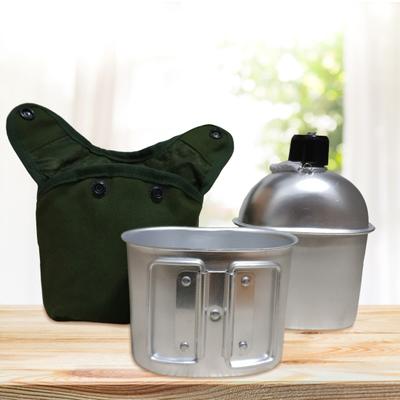 1 Σετ Μπουκάλι Νερού Μεγάλης Χωρητικότητας Στεγανό Vintage Προστασία από Πτώση 600ml 900ml Κύπελλο Νερού Μοναχικού Στρατιώτη Υπαίθριες Δραστηριότητες