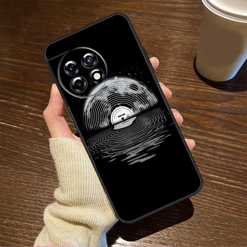 Vinyl DJ Record Art For OnePlus Nord CE 5 2 3 4 Lite N20 N30 Case For OnePlus 15 R 13 12 11 8T 10T 13T 12R 13R