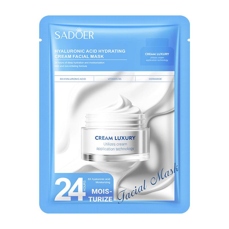 3pcs Hyaluronic Acid Mask 25ml Hydrating Moisturizing Moisturizing Mask Skin Care Products 3pcs
