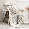 50Th Birthday Blanket Flannel Blanket Sofa Bedroom Blanket Soft Portable Nap Blanket