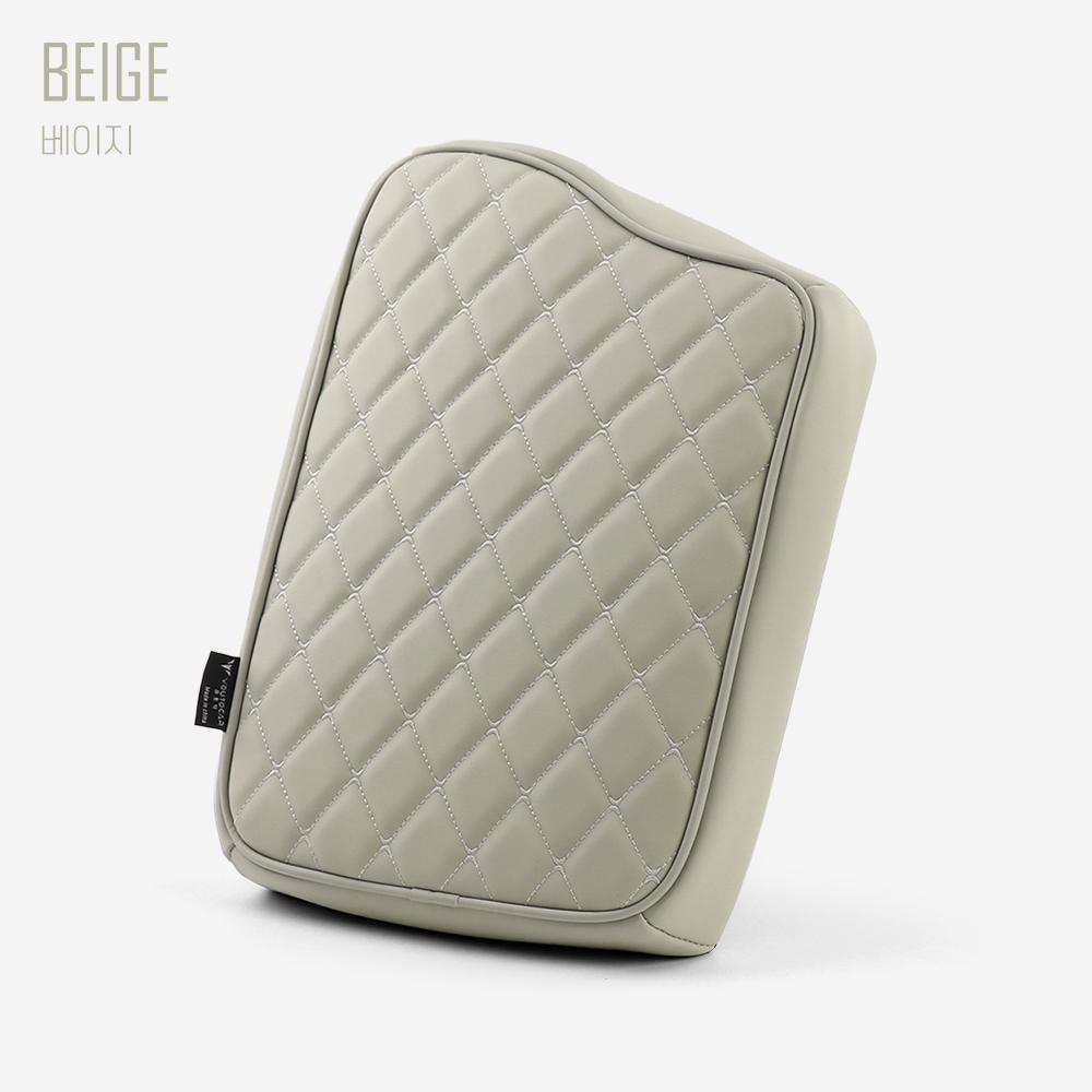 Car Interior Accessories Centre Console Armrest Box Pad & Protective Cover Black Leather Material For Hyundai Palisade -2025