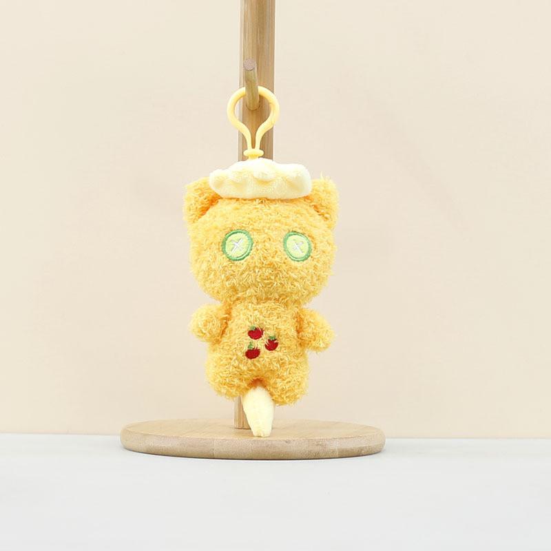 Niedlicher Miniaturpferd Plüsch Anhänger Schlüsselanhänger Charmantes Stofftier für Kinder