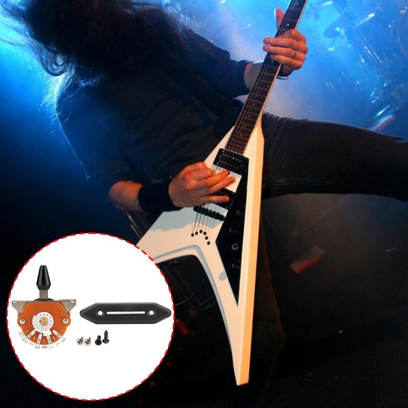 Professional Electric Guitar 5 Way Pickup Selector Electric Guitar 5 Way Toggle Switch with Knob Electric Guitar Switch