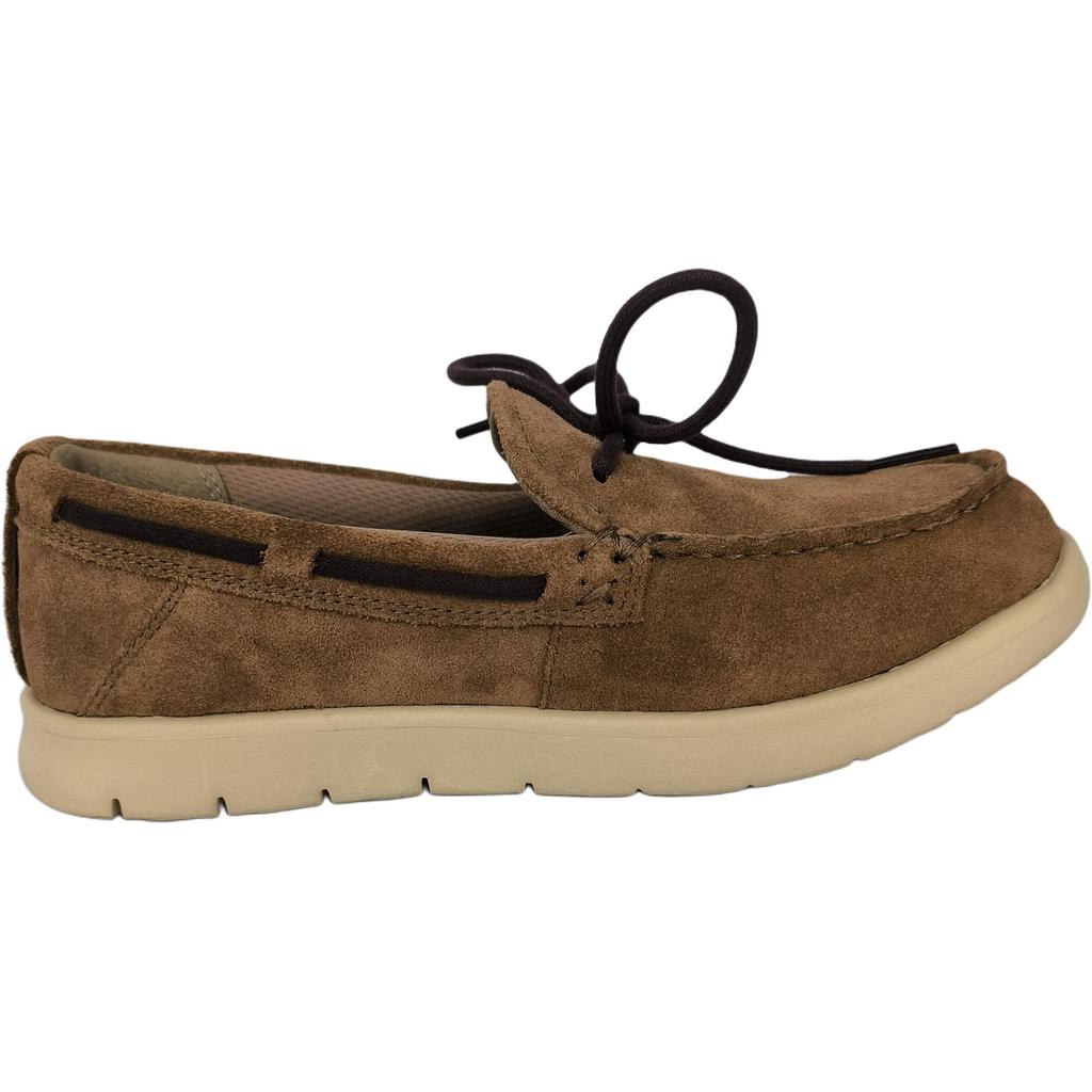 UGG Beach Moc Comfortable Versatile Low-Top Casual Shoes Kids Sneakers Brown 1102757K-CHE