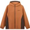 Men's Li-Ning Sports Life Collection Trench Coats Unisex Amber Brown Hooded (Non-detachable) Moderate