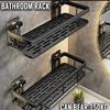 Bathroom Organizer Rack Punch-free Wall Mounted Triangle Storage Rack Corner Shelf Wall Soap Holder