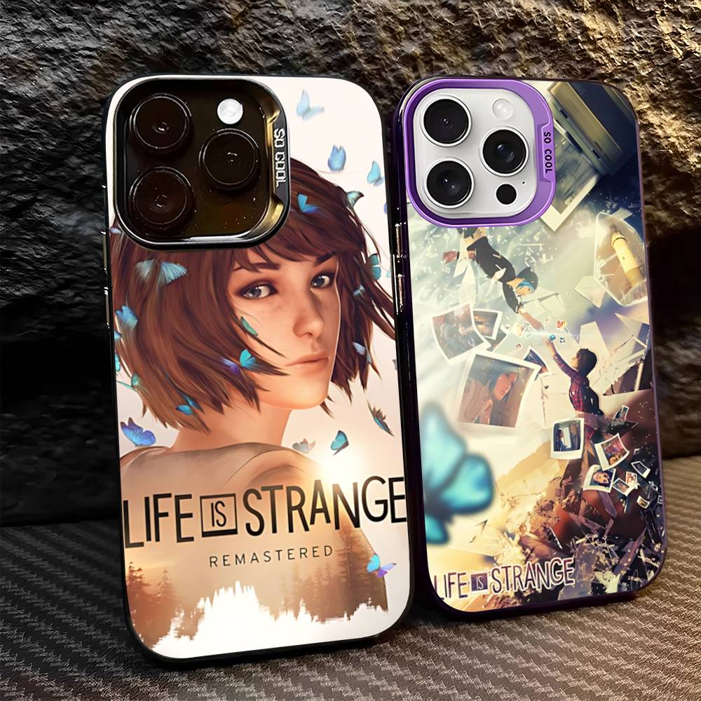 Game Anime Life Is S-Strange Cute Phone Case For IPhone 17 16 15 14 13 12 11 Pro Max Plus Color Silver Cover