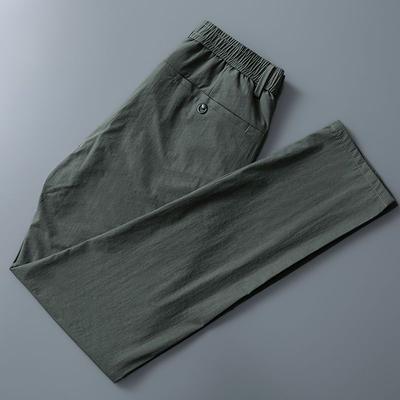 Sommer Dünne Freizeithose Herren Vielseitige Lockere Gerade Eisseidenhose Sommer Sporthose