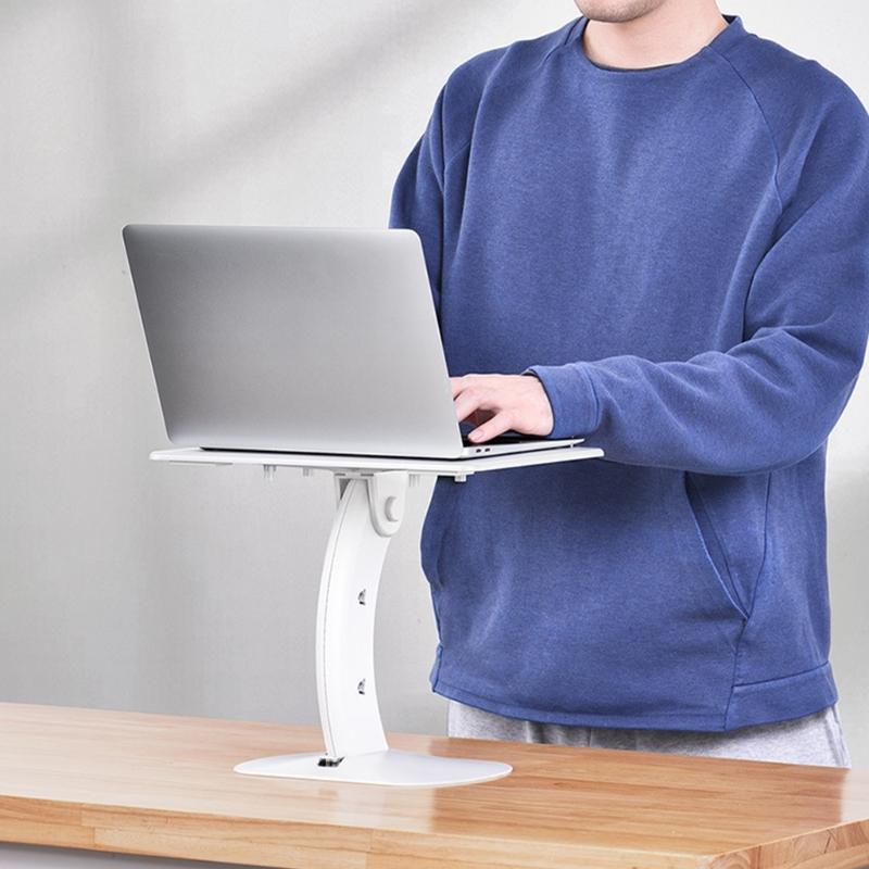 Portable Vehicle Desk Holders Stand for Work Study and Eating Adjustable Height Adjustment 5cm ABS Aluminum Construction