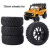 144001 124018 RC Car Wheel 124019 MN90 Climbing Car Wheel Rim Children 75mm Tires Wheel  Kids Toy