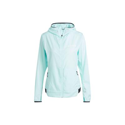 Xperior Windweave Větrovka s jednobarevným logem pro outdoorové sporty a trailový běh Dámské bundy Vypraná modrá HZ5317