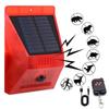 Waterproof Solar Alarm Rechargeable Solar Charging Alarm Solar Lamps  Home Security