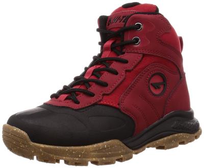 HT HKU22W Aoragi EXP MID WPG Winter 22 2E Hi-Tec Stiefel, Atmungsaktiv, Wasserdicht, Outdoor, Rutschfeste Sohle, Rot, cm,