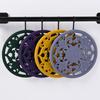 3pcs/Set Silicone Tableware Mat Vintage Hollow Carving Silicone Pad Heat-insulated Bowl Cup Pot Placemat Home Table Decor