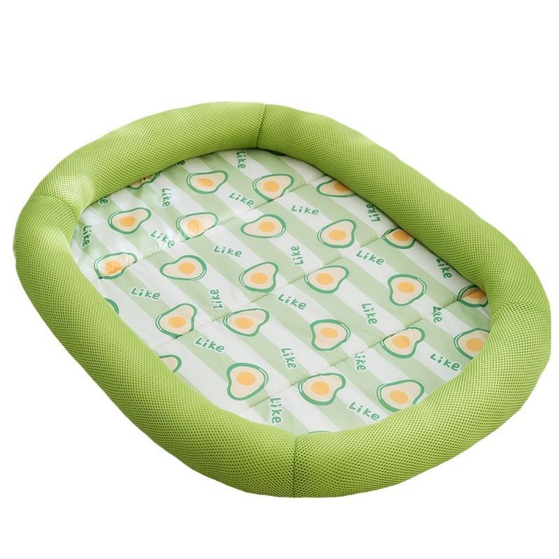 Summer Dog Mat Cooling Summer Pad Mat Pet Bed Ice Pad Dog Sleeping Nest For Dogs Bed Cat Cushion Ice Silk Cool Pet Mat
