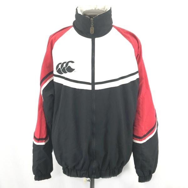 

КЕНТЕРБЕРИ ИЗ НОВОЙ ЗЕЛАНДИИ Регбийная майка/Мужская M/Черный×Красный/Рубчатые манжеты и подол, Вышивка логотипа(ИСПОЛЬЗОВАЛ)