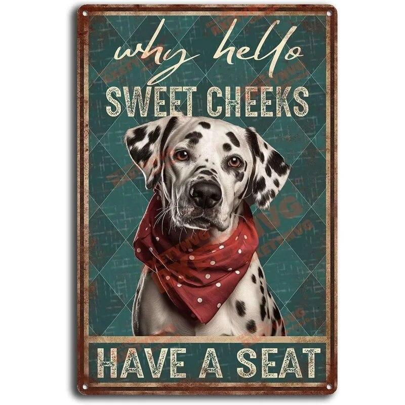 Easily Distracted by dogs and books Metal Tin Signs Posters Plate Wall Decor for Bars Man Cave Cafe Clubs Retro Posters Plaque