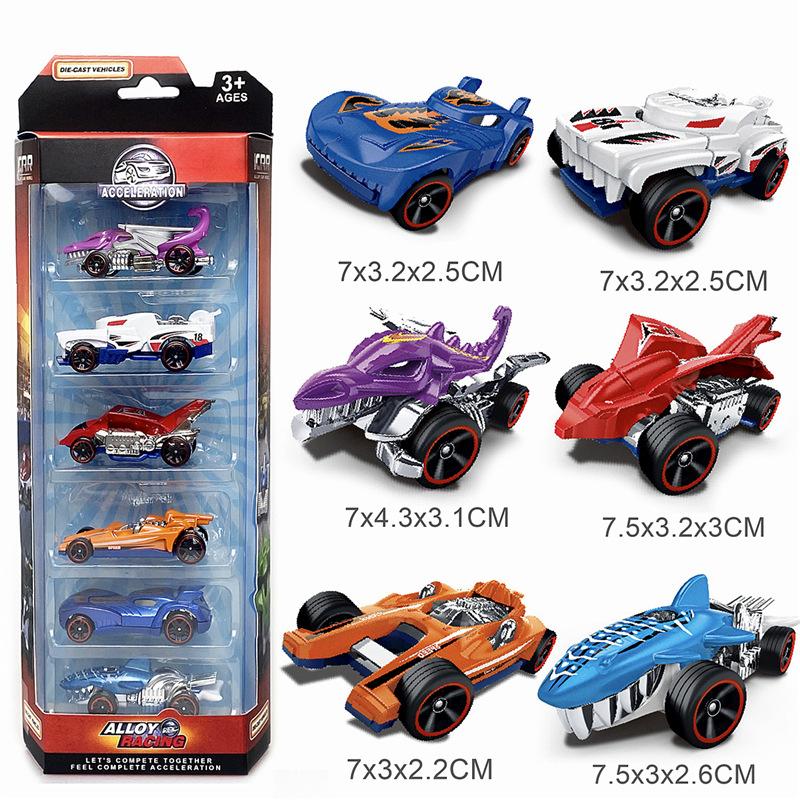 

Набор из 6 предметов, модель пляжного мотоцикла из сплава 1/64, сани для внедорожников 1/64-Size:7.5*3*2cm