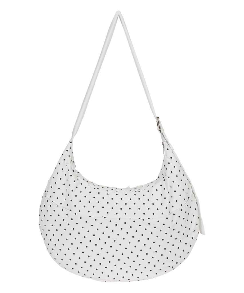 As You Are Angel Ruffle Big Dot Bag White