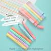 Textmarker in Pastellfarben, Macaron-Stil, fluoreszierender Stift, Zeichen-Textmarker, süßes Briefpapier, Schulbedarf