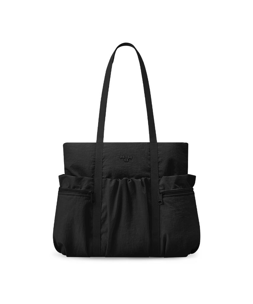 Mah Shiro Puff Tote Bag - Black
