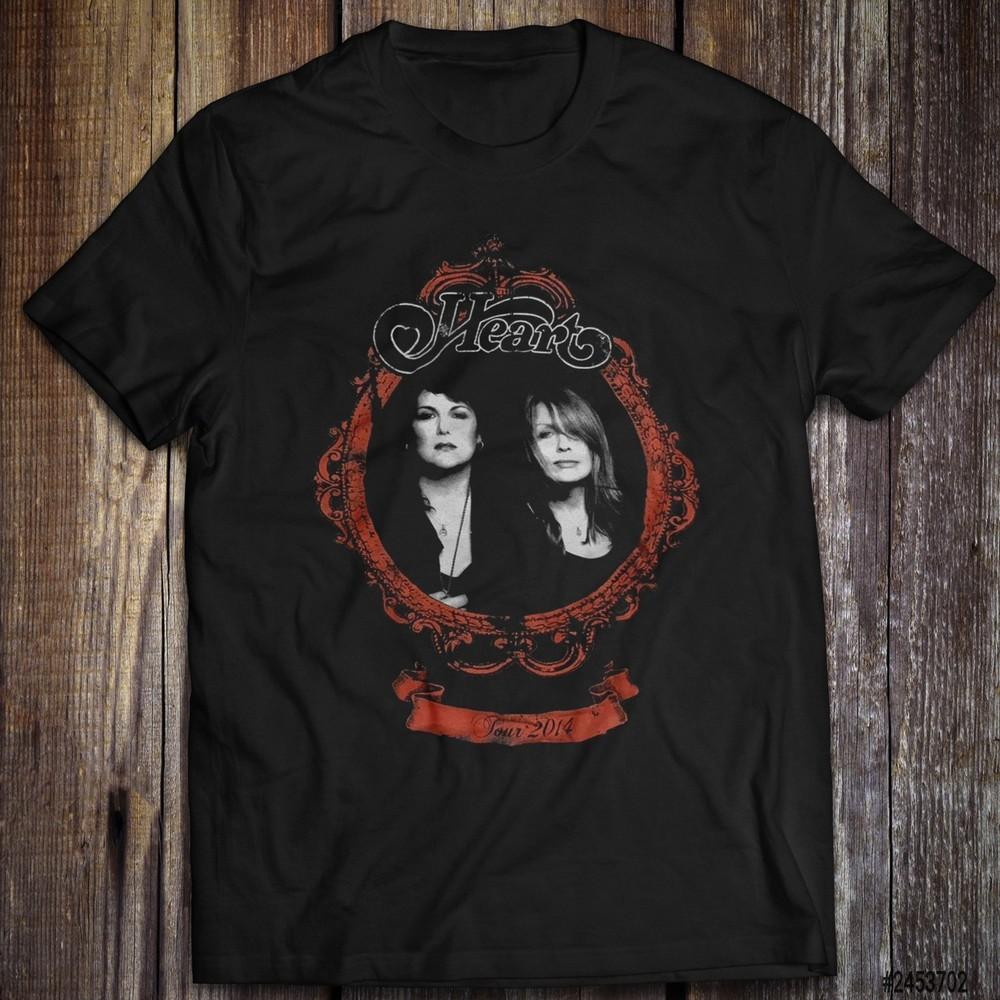 Heart представляет рождественскую футболку Lovemongers Энн Уилсон Нэнси Уилсон винтажная унисекс футболка S