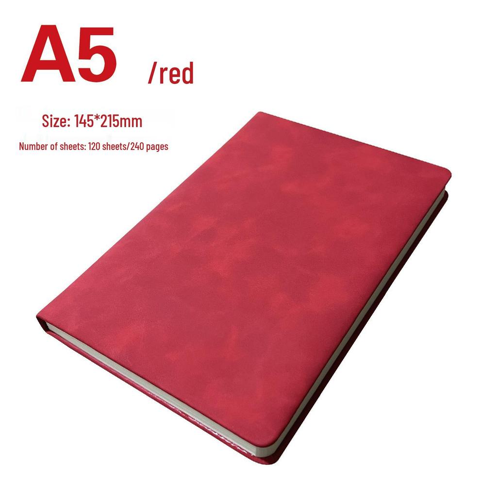 Korean Style Leather Cover Creative Diary Notebooks - Set of 5