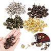 50Pcs Antique Metal Upholstery Nail Jewelry Gift Box Wooden Case Sofa Decorative Tack Stud Pushpin Doornail Furniture Hardware