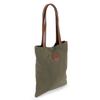 Canvas Tote Shoulder Simple Cute Cat Character Patch [Shanfy] Women's Bag, Bag, Design, (Khaki)
