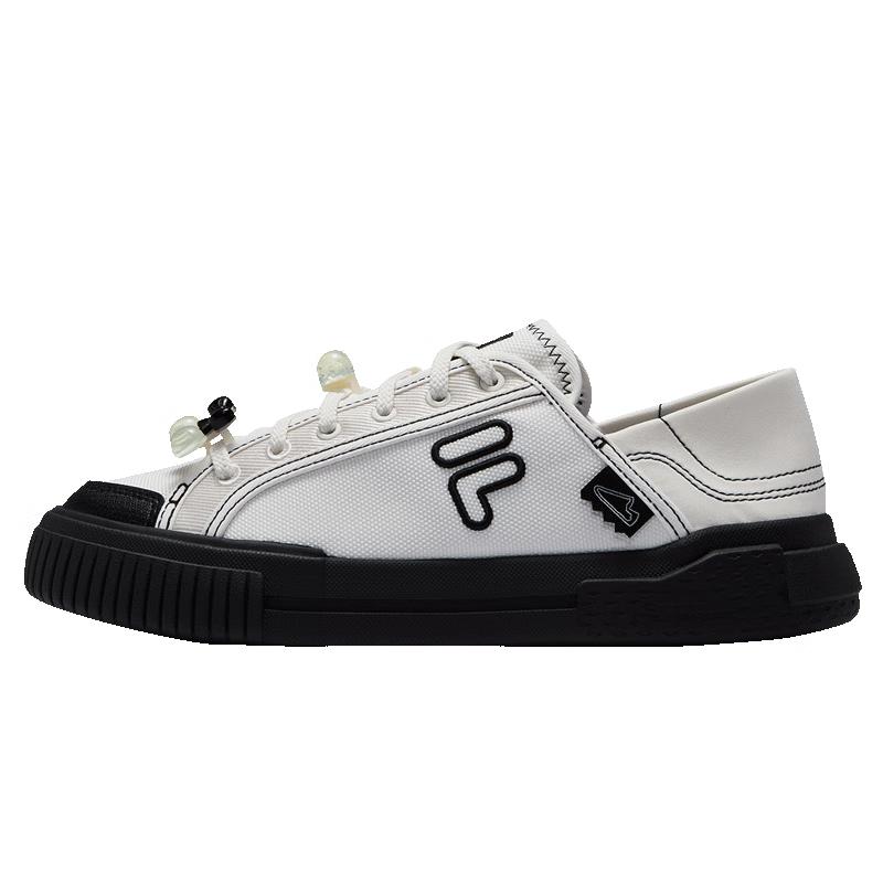 FILAFUSION Women s Canvas Slip-On Mule Sneakers 36