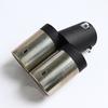 Universal Car Vehicle Double Tube Exhaust Muffler Steel Stainless Tail Pipe