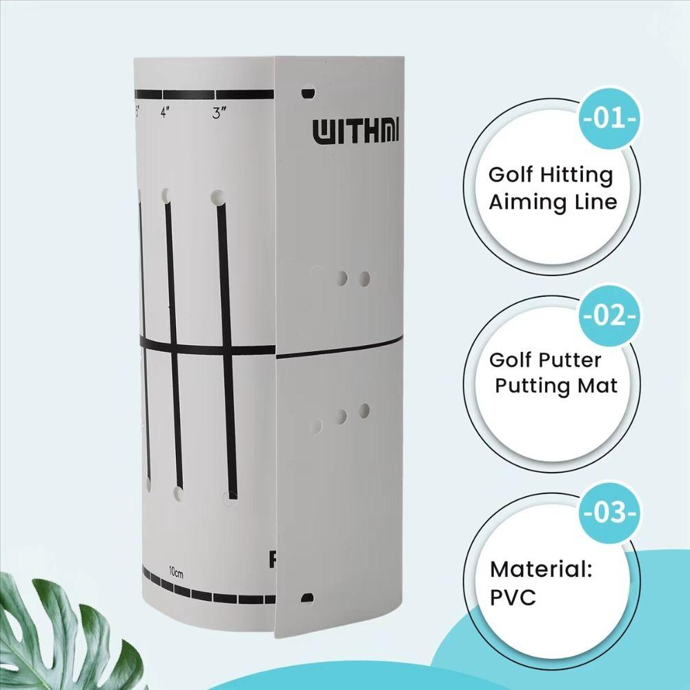 15stupňový golfový papír na dráhu Zlepšení dovedností Golfové tréninkové pomůcky Golfová podložka na patování Venkovní sporty