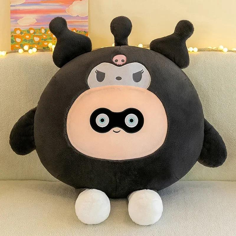 New 40-75cm New Eggy Party Cos Kuromi Lotso LinaBell System Cute Game Plush Doll Soft Throw Pillow Decot Plush Toy Birthday Gift